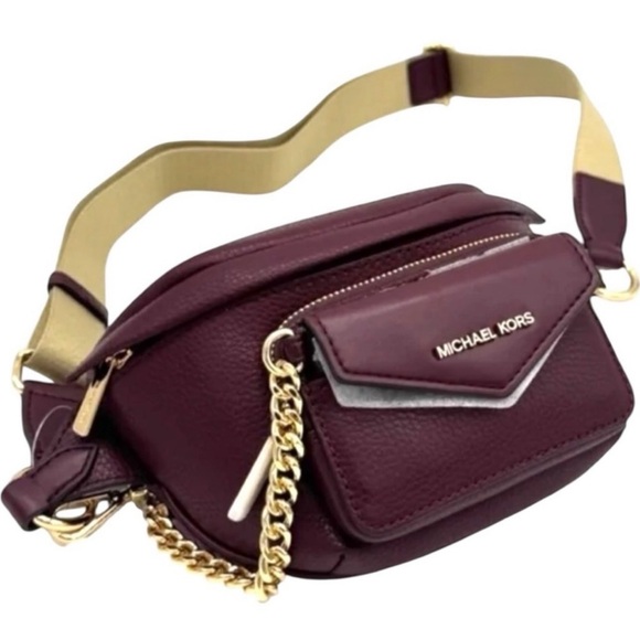 Michael Kors Handbags - Michael Kors MAISIE Small 2 in 1 Fanny Waist Pack Crossbody Oxblood